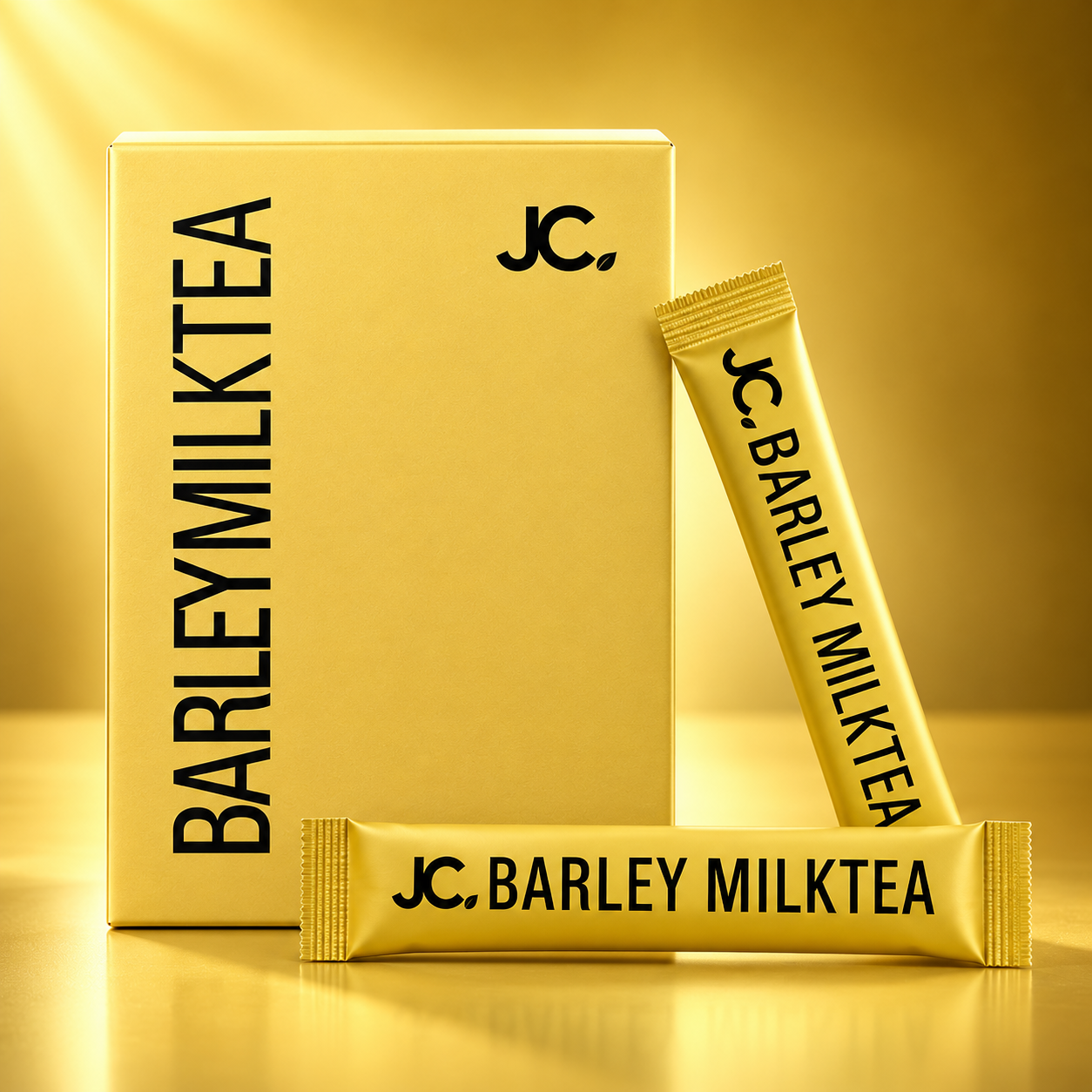 JC Barley Milk Tea product packaging