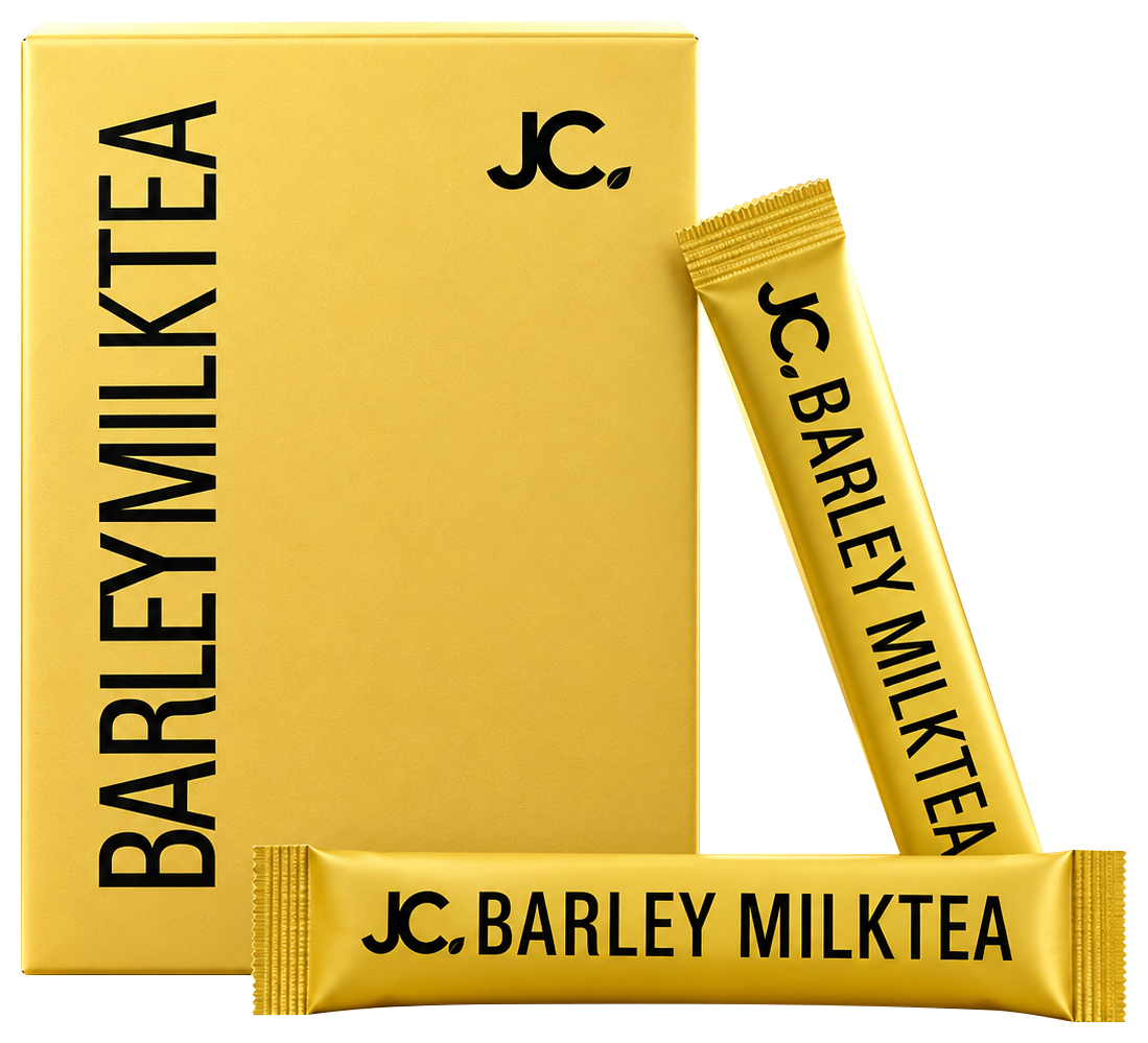 JC Barley Milk Tea product packaging