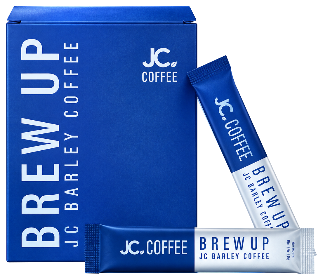 JC Brew Up Coffee product packaging